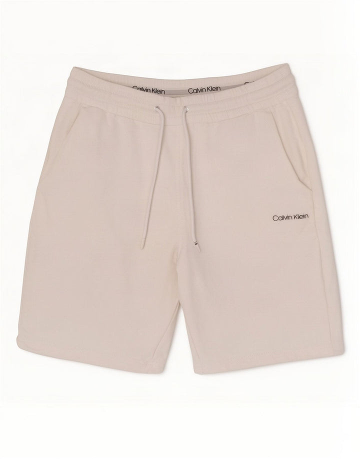Calvin Klein Herren-Sportshorts, groß, weiße Baumwolle