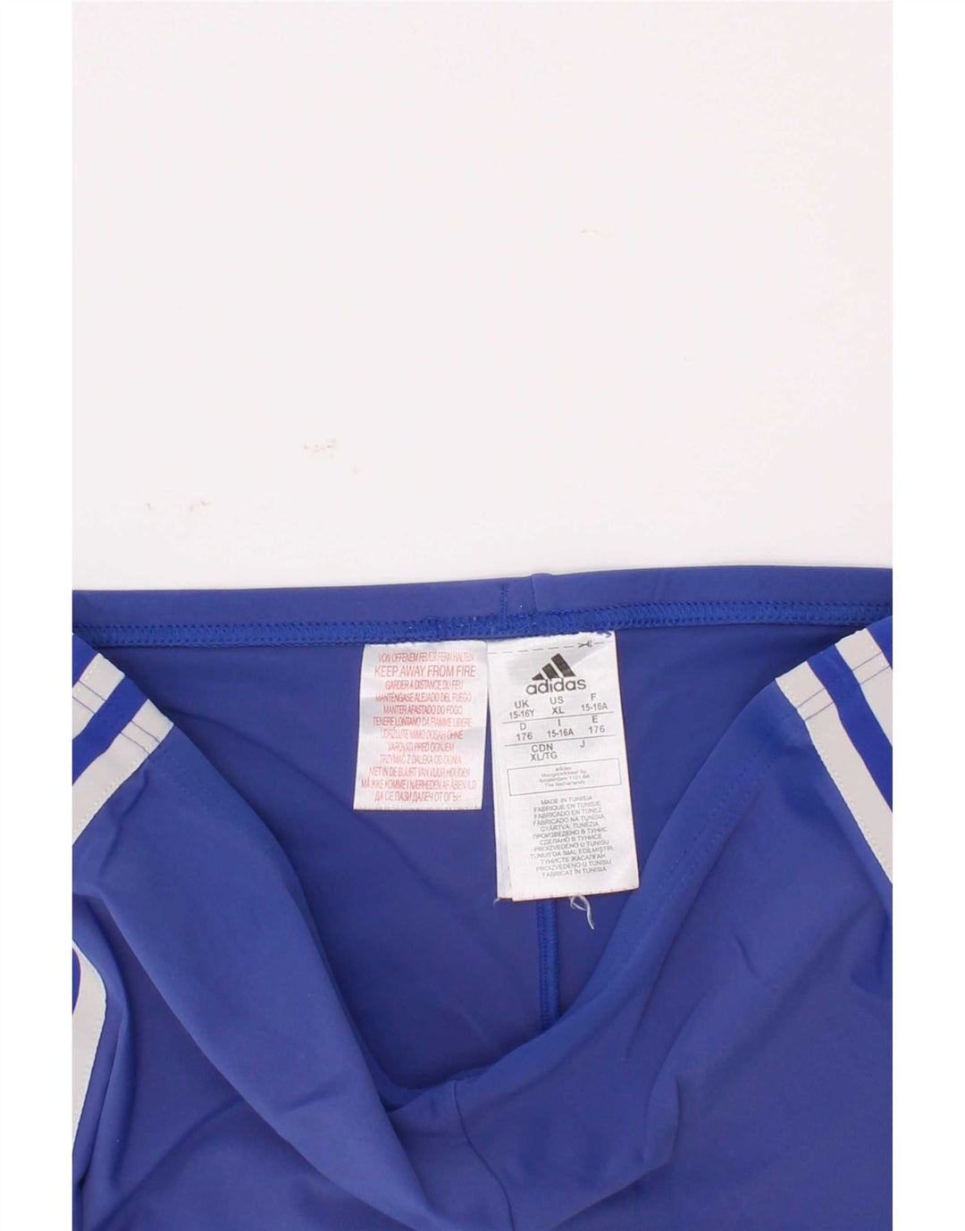 Adidas Mädchen Sport Shorts 15-16 Jahre Blau Polyester