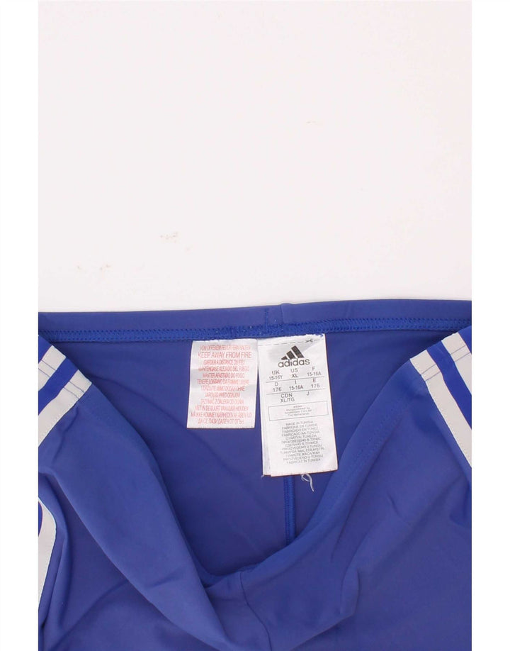 Adidas Mädchen Sport Shorts 15-16 Jahre Blau Polyester