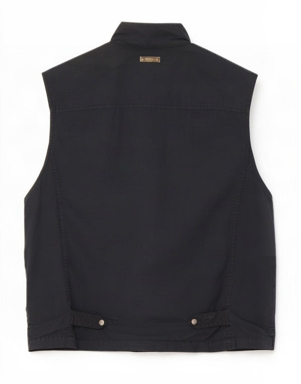 Marlboro Classics Herren-Utility-Gilet, EU 54, 2XL, graue Baumwolle