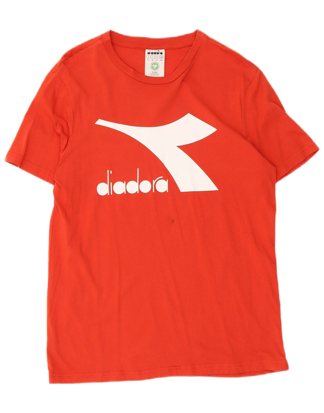 Diadora Herren T-Shirt mit Grafik, Größe S, Rot