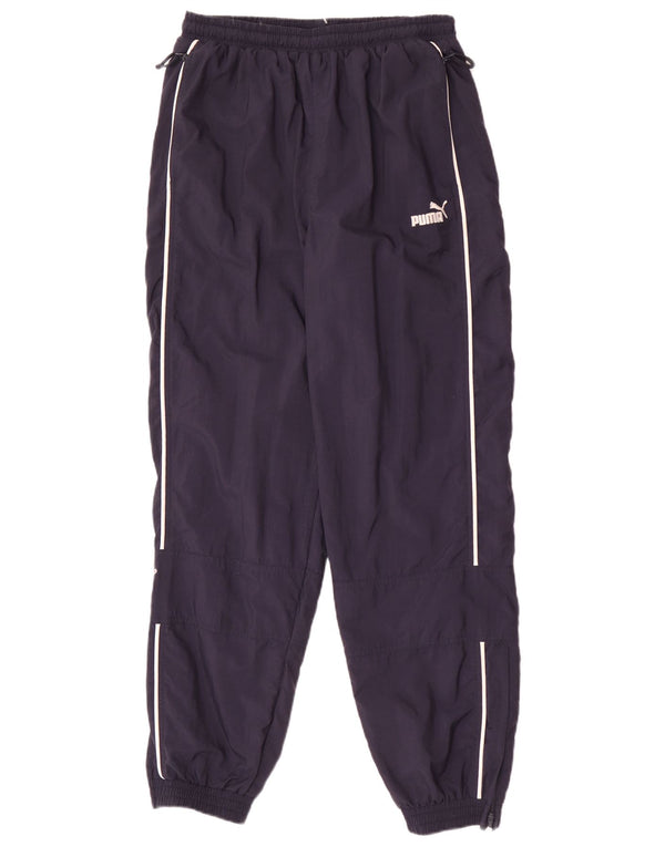 Puma Herren-Trainingshose, Jogginghose, groß, marineblaues Nylon