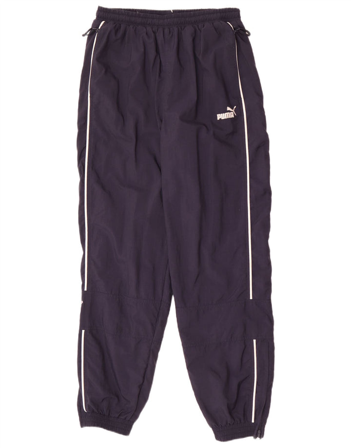 Puma Herren-Trainingshose, Jogginghose, groß, marineblaues Nylon