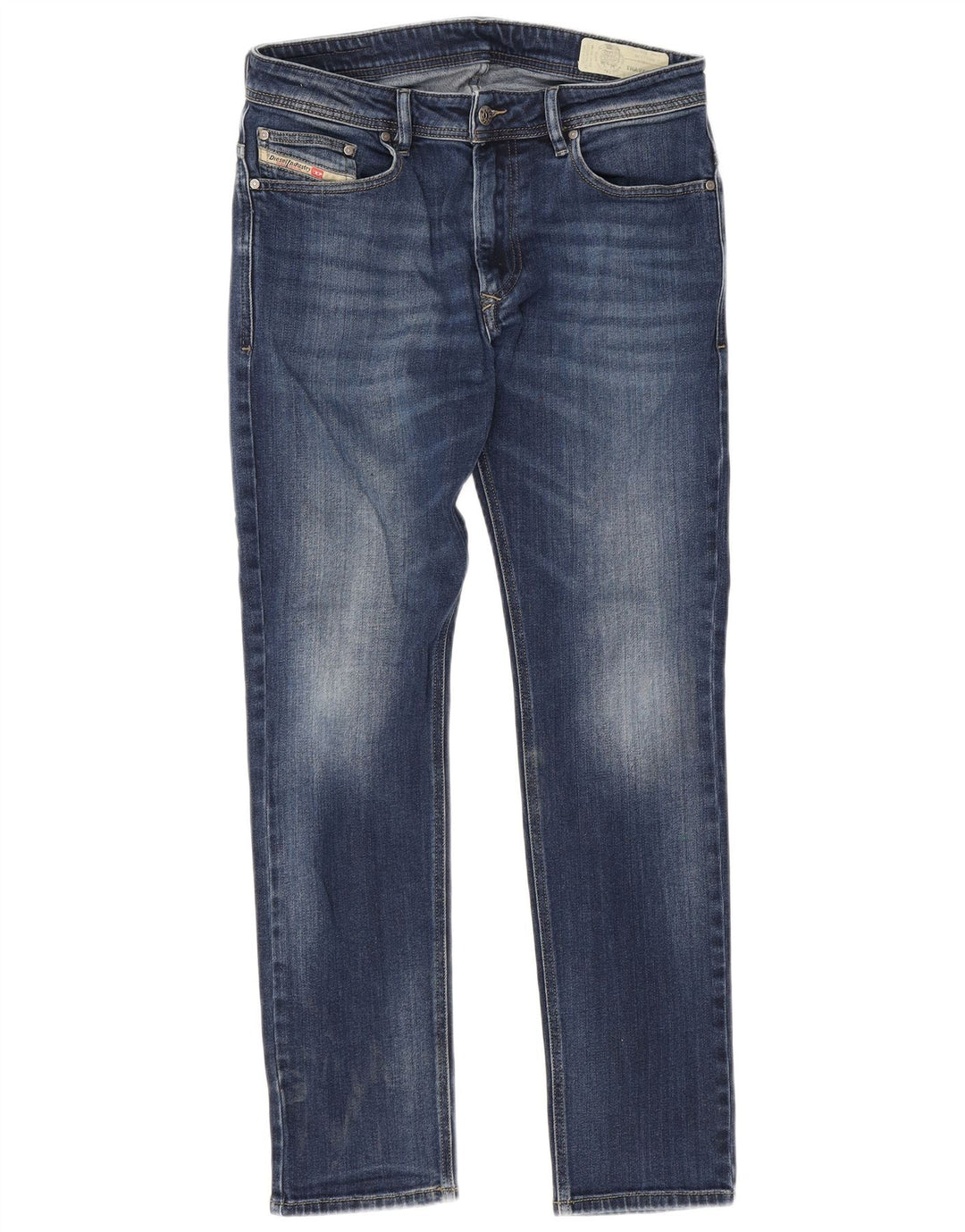 DIESEL Herren Thavar Slim Jeans W31 L29 Blaue Baumwolle