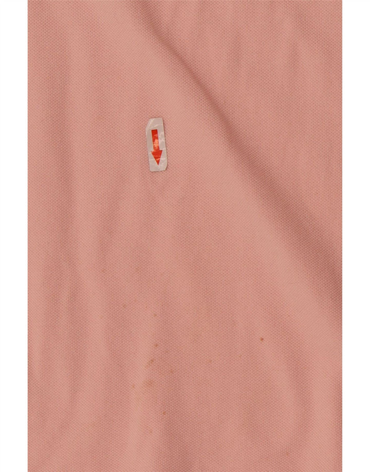 Lacoste Herren-Poloshirt, Größe 5, groß, rosa Baumwolle