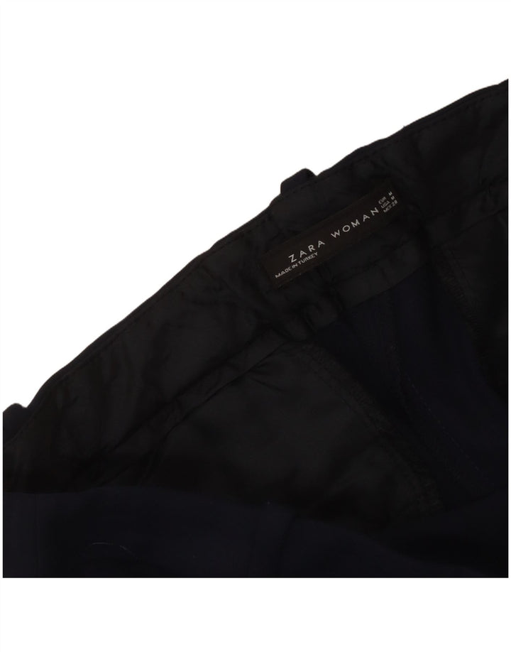 Schmale Freizeithose für Damen von Zara, Größe M, W30, L27, Marineblau