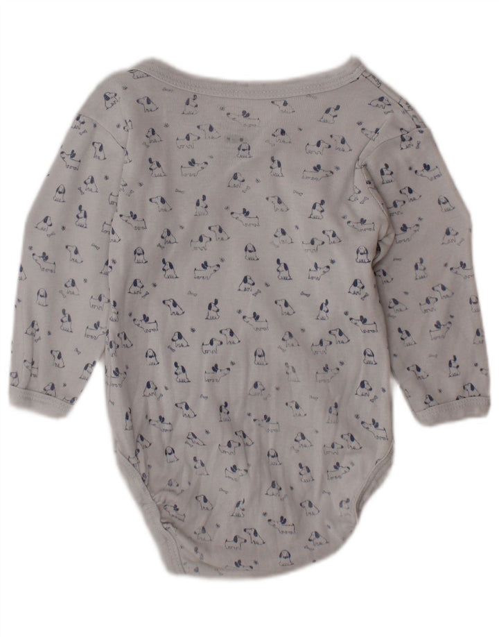 VINTAGE Baby-Jungen-Body mit Grafik, 0–3 Monate, Weiß