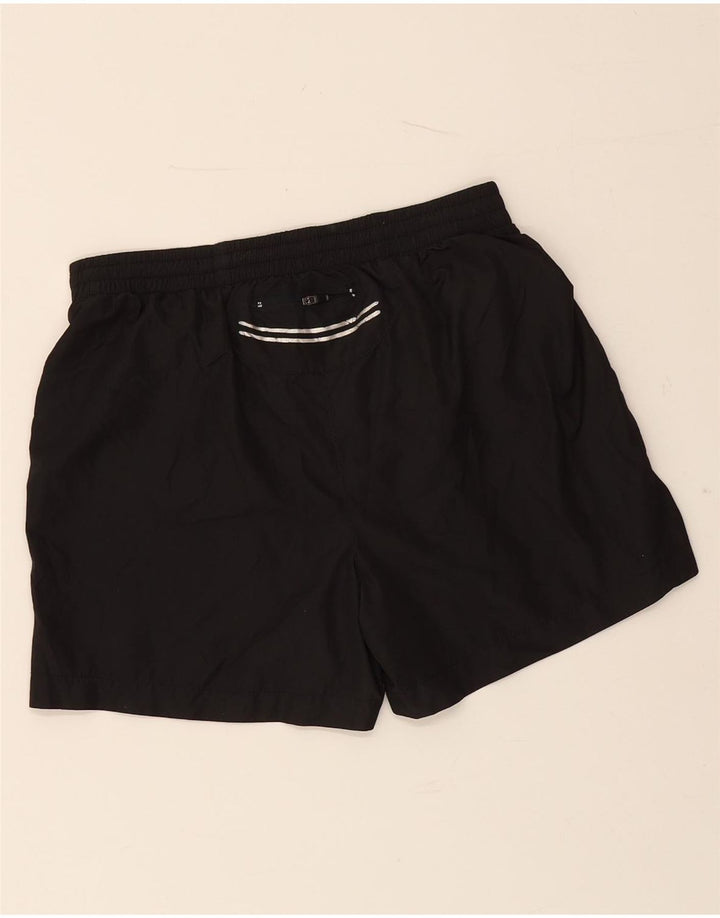 ASICS Damen Sportshorts UK 10 Small Schwarz Camouflage Polyester