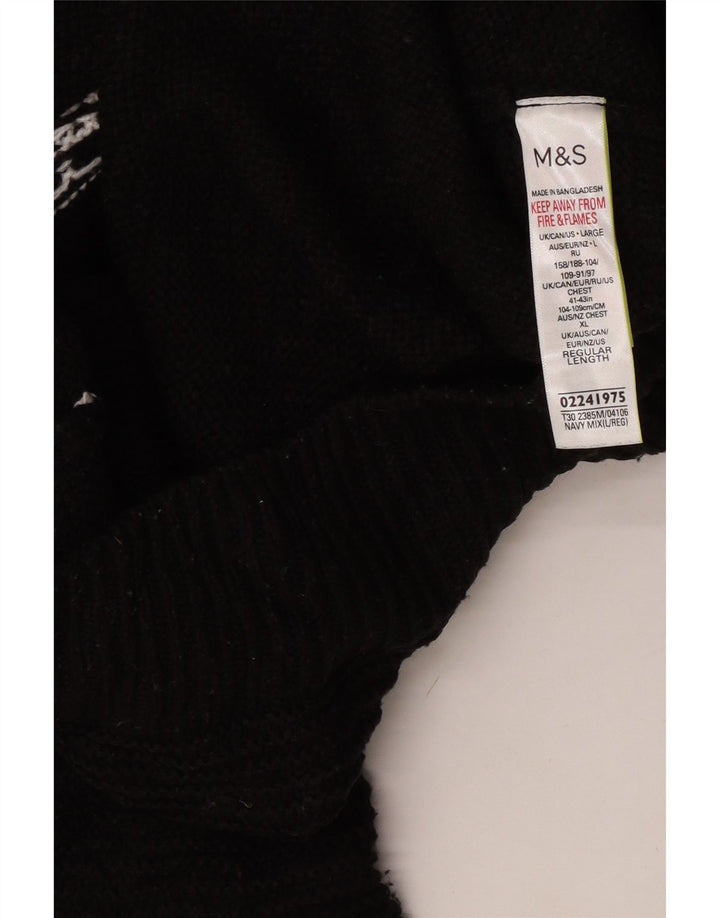 Marks & Spencer Damen Rollkragenpullover, Gr. 40, Marineblau