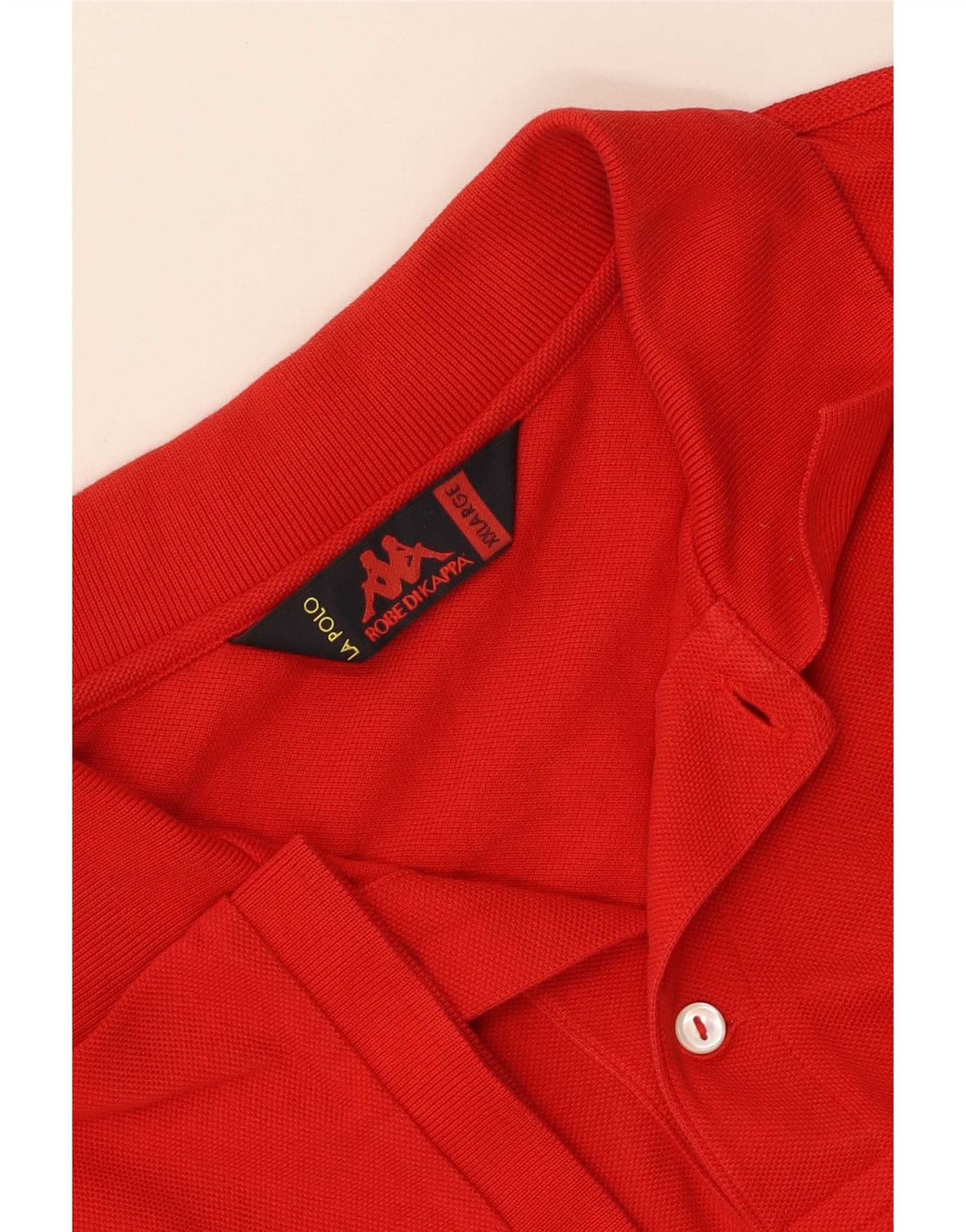 Kappa Herren Poloshirt 2XL Rot