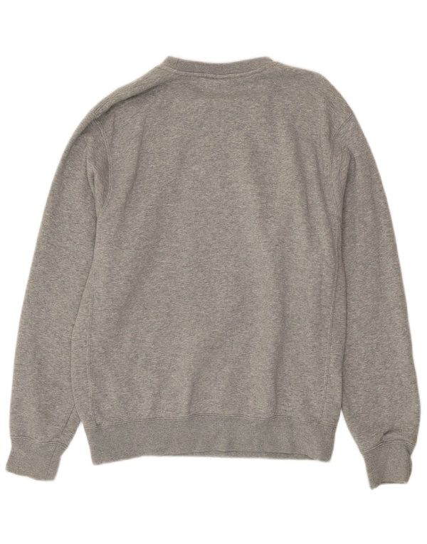 Nike Herren Sweatshirt Pullover Small Grau Baumwolle