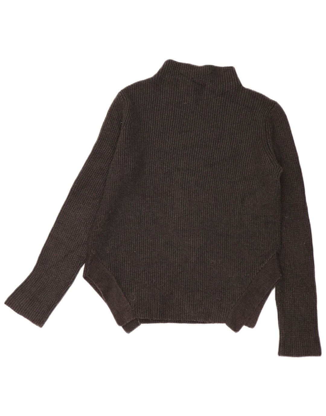 Zara Damen-Pullover mit Rollkragen, übergroß, Gr. 10, Größe S, graue Viskose