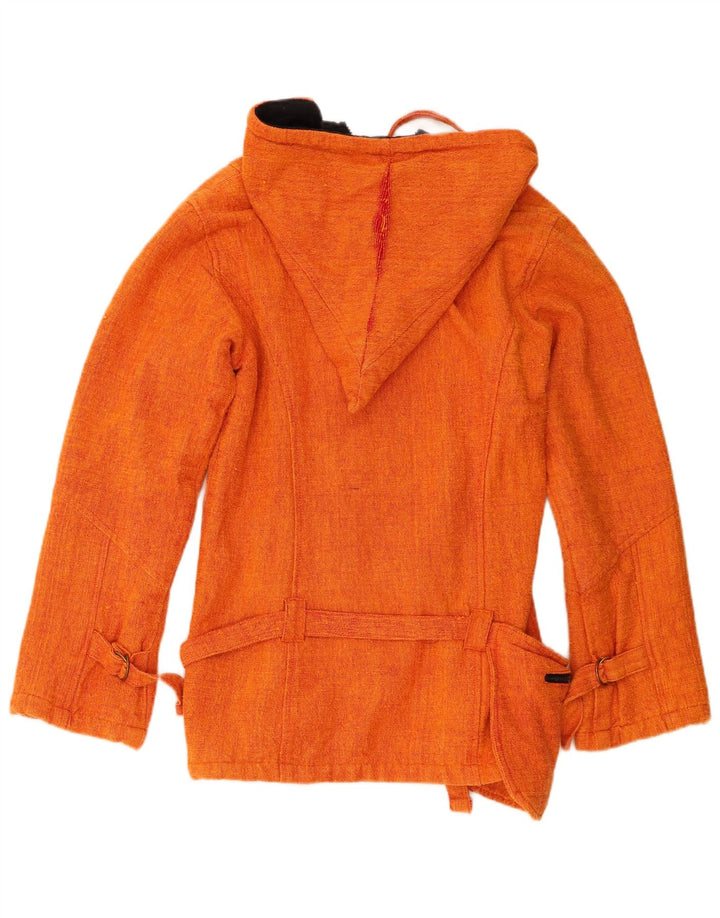Coline Damen-Bomberjacke mit Kapuze, UK 12, mittelorange Baumwolle