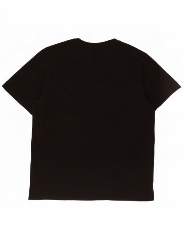 Jack & Jones Herren T-Shirt Top 2XL Schwarz Baumwolle