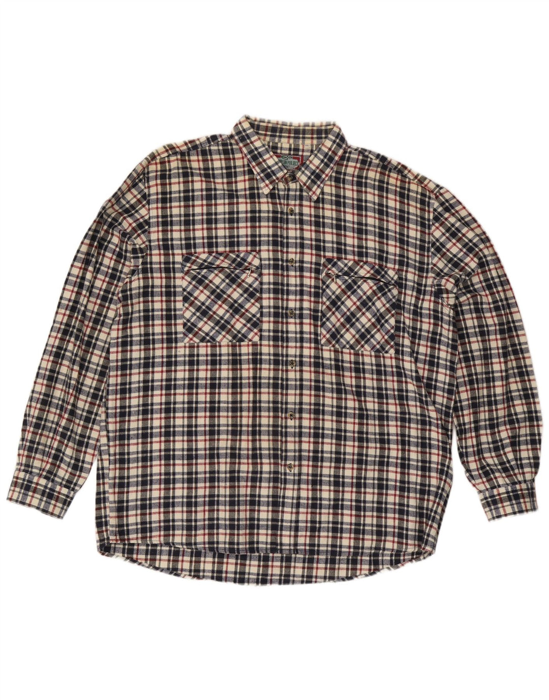 European Project Herren-Flanellhemd 2XL, mehrfarbig, kariert, Baumwolle