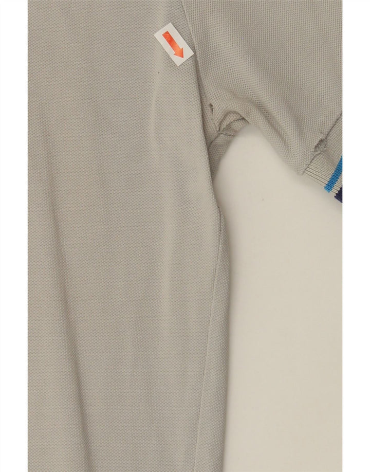 CALVIN KLEIN Mens Polo Shirt Medium Grey Cotton Vintage Calvin Klein and Second-Hand Calvin Klein from Messina Hembry 