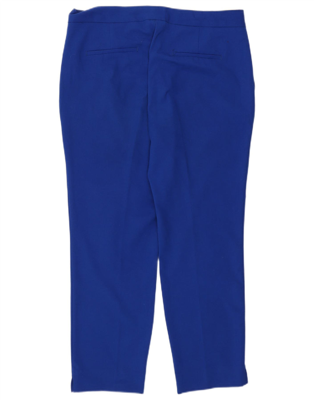 Zara Damen Skinny-Cropped-Hose EU 40 Medium W30 L26 Blaues Polyester