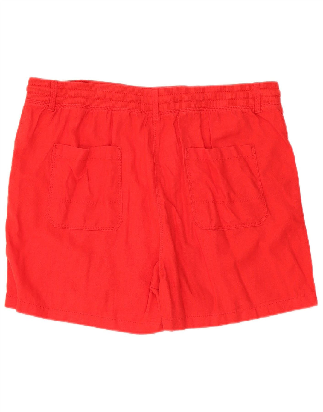 Marks & Spencer Damen Chinoshorts UK 14 Large W34 Roter Flachs
