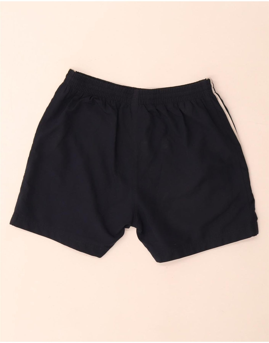 Adidas Damen Sportshorts UK 14 Medium Marineblau Polyester