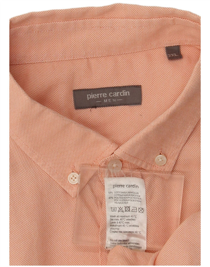 Pierre Cardin Herrenhemd 2XL Rosa Baumwolle