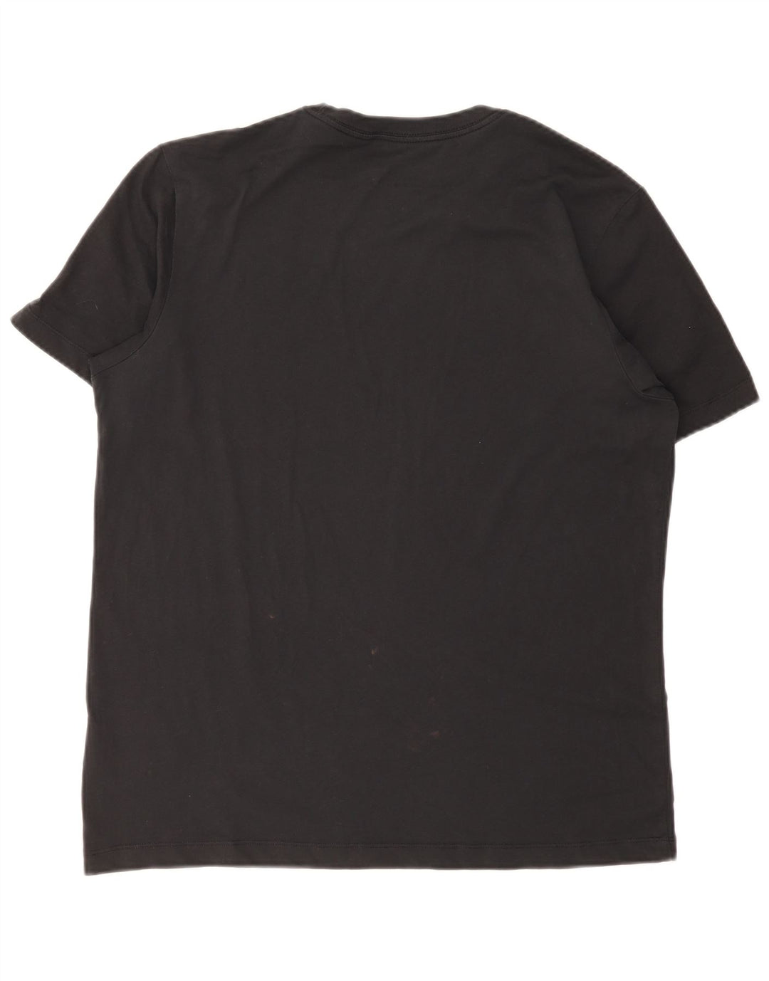 Nike Herren Dri Fit T-Shirt Top Large Schwarz Baumwolle