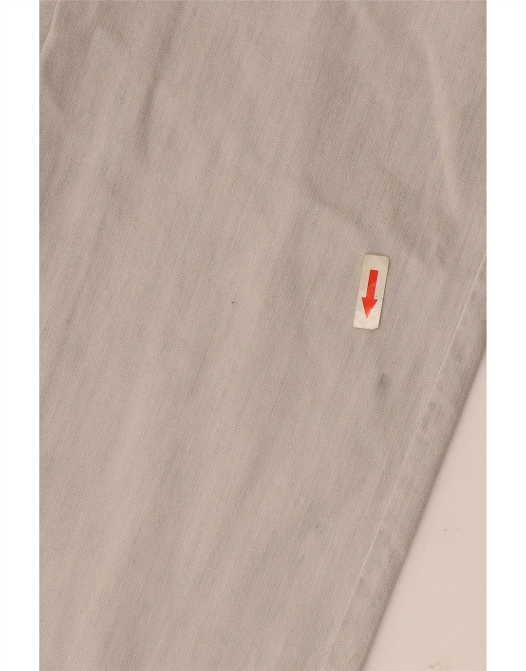Trussardi Damen Straight Jeans W30 L27 Graue Baumwolle