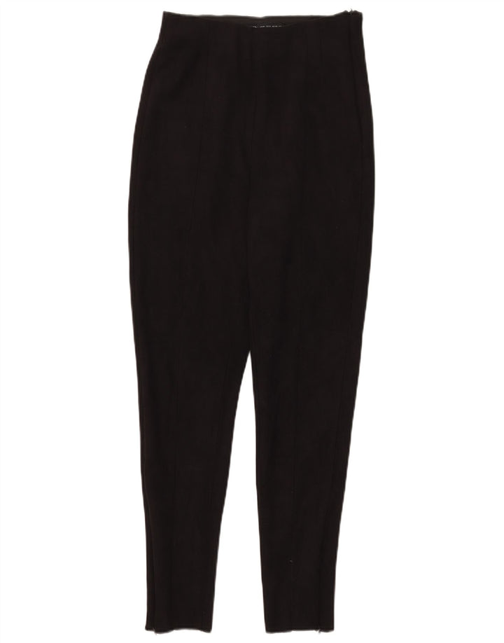Schmale, kurze Hose von Zara für Damen, Größe M, W28, L26, Schwarz