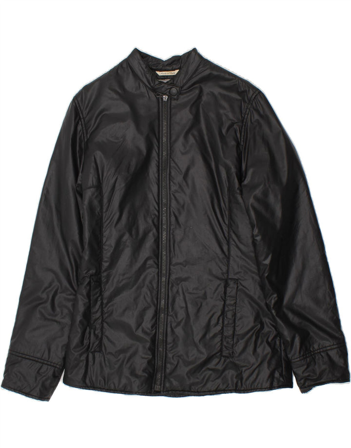 FENDISSIME Womens Bomber Jacket IT 46 Large Black Polyamide Vintage Fendissime and Second-Hand Fendissime from Messina Hembry 