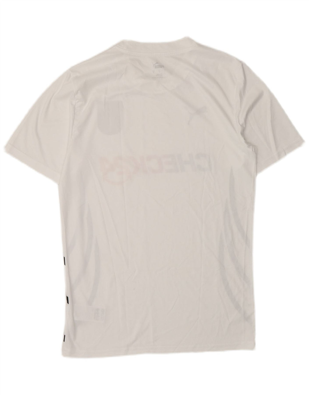 Puma Herren Deutshland Graphic T-Shirt Top Small weiß gestreift Polyester