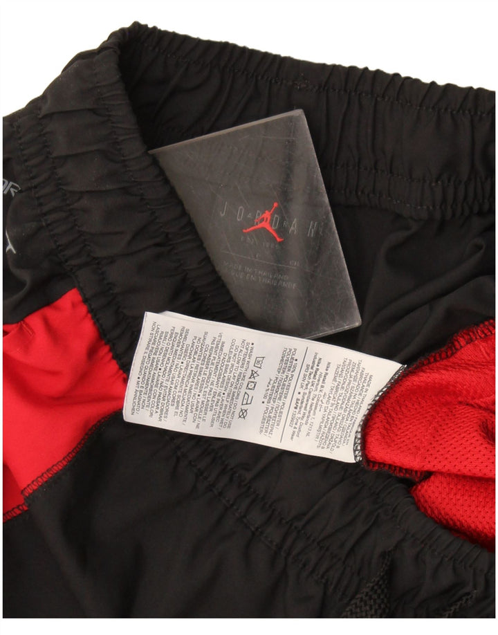 Jordan Herren-Trainingshose, Jogginghose, Größe S, Schwarz, Farbblock-Polyester