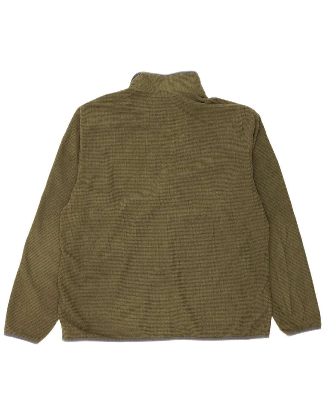 Eddie Bauer Herren-Fleecepullover mit Reißverschluss am Hals, großes grünes Polyester
