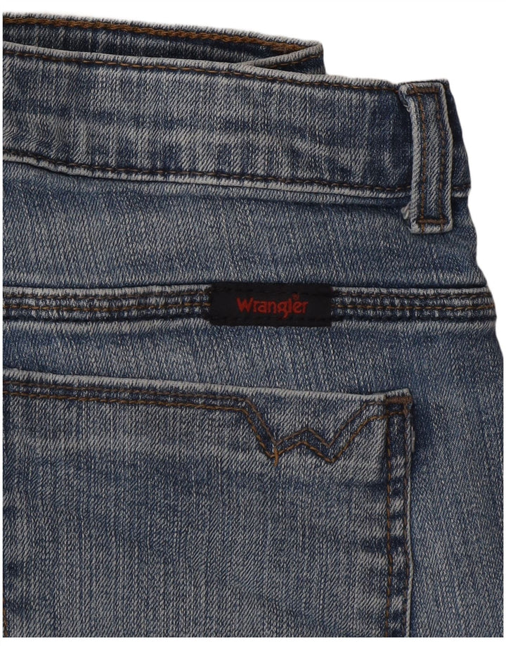 Wrangler Damen Jeansshorts W30 Mittelblau