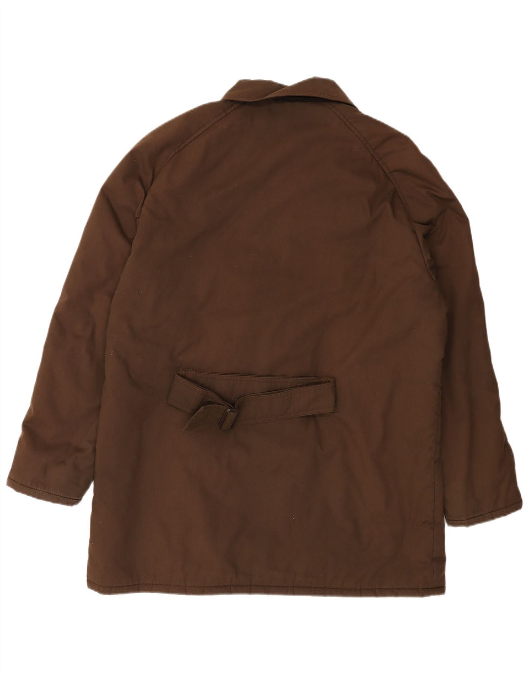 St. Michael Wattierte Herrenjacke UK 43/44 XL Braunes Polyester