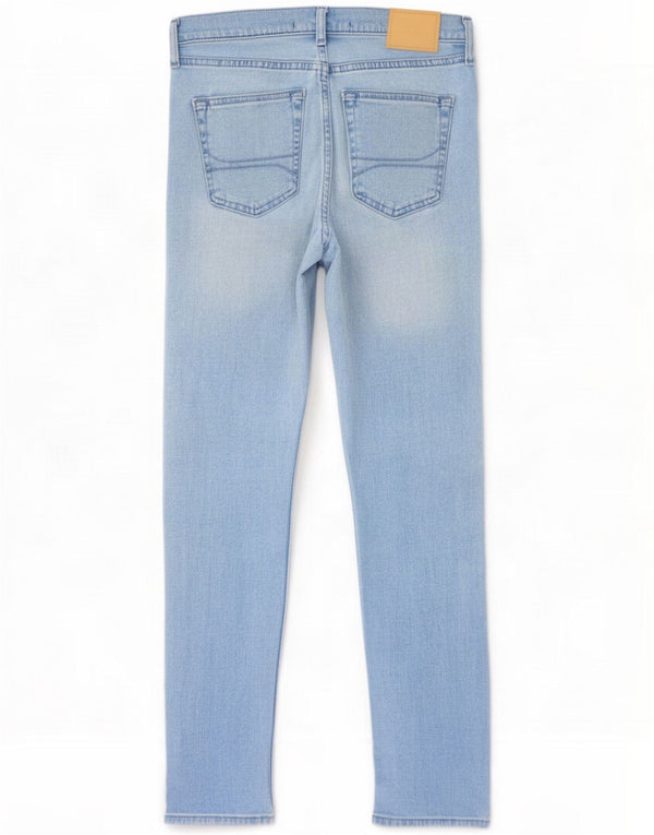 Hollister Damen Slim Fit Straight Jeans W29 L32 Blaue Baumwolle