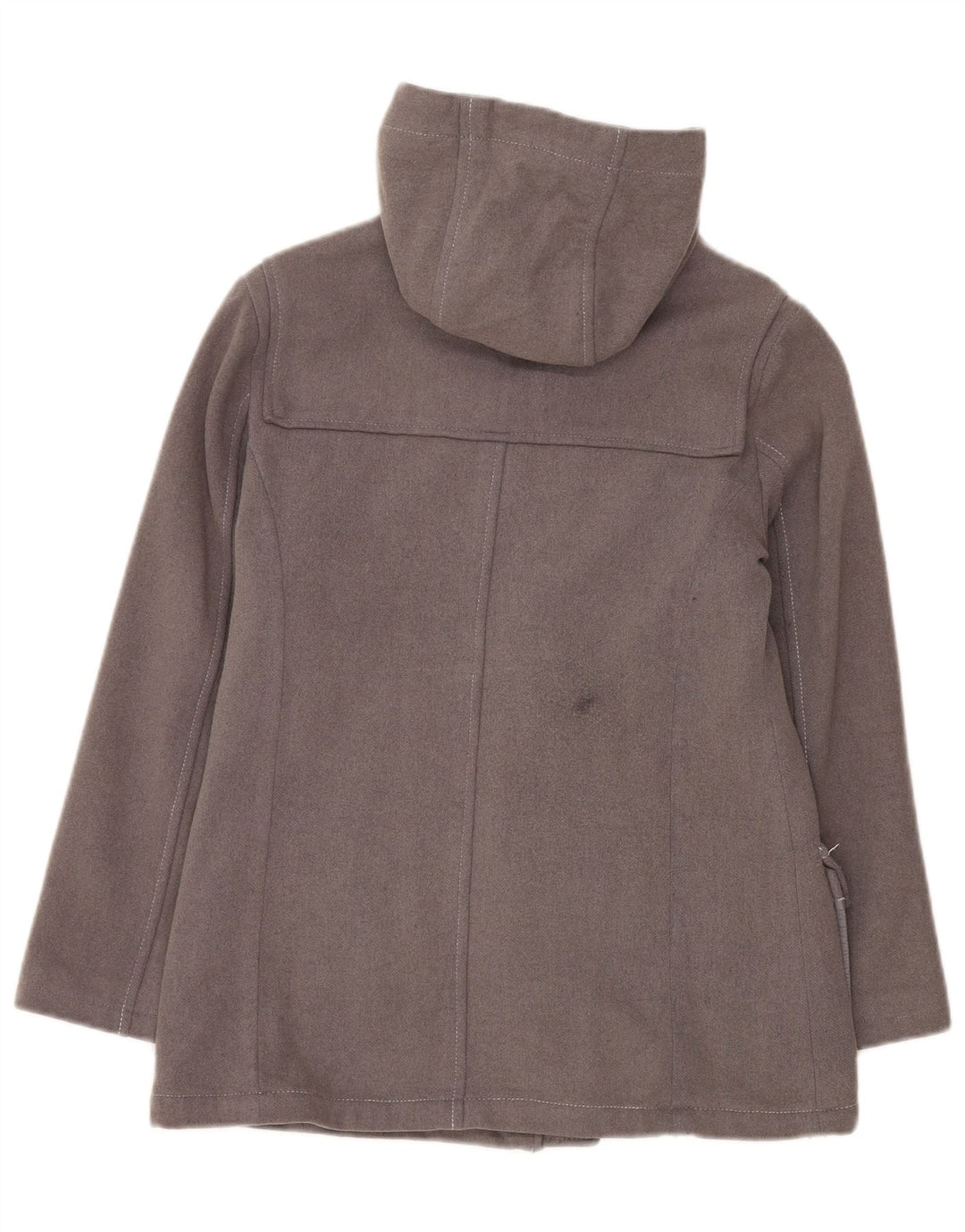 North Sails Damen Kapuzen-Duffle-Jacke UK 10 Small Graue Wolle