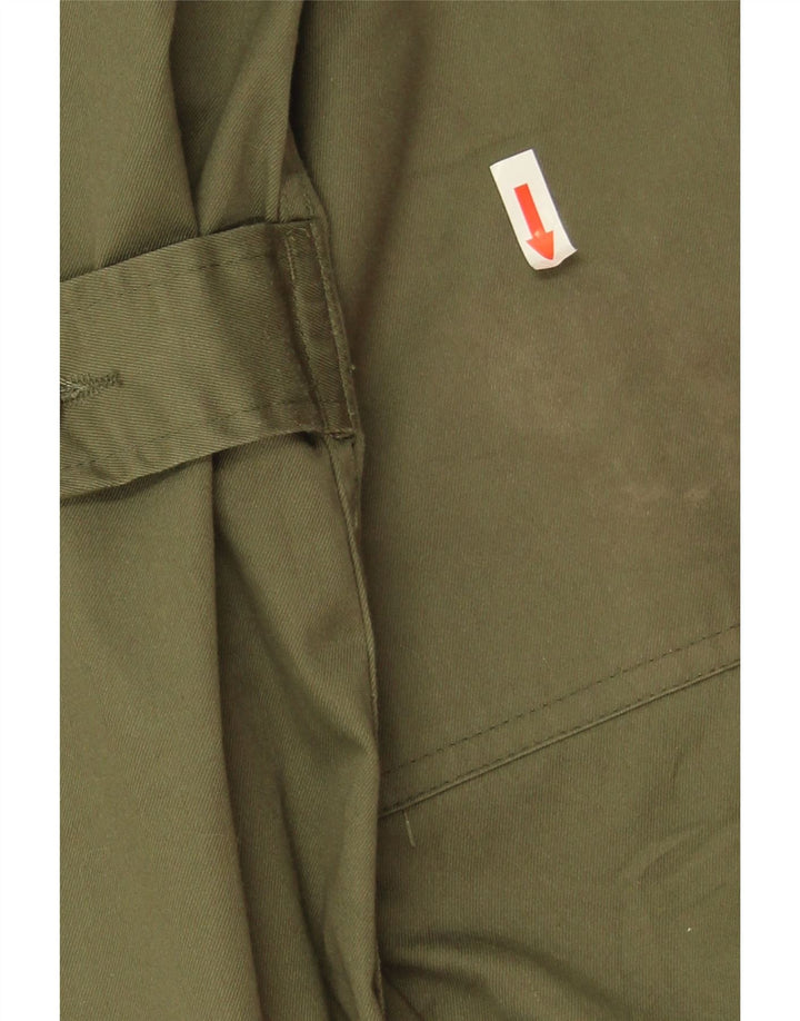 Vintage Herren Utility Jacke UK 40 Large Khaki Polyester