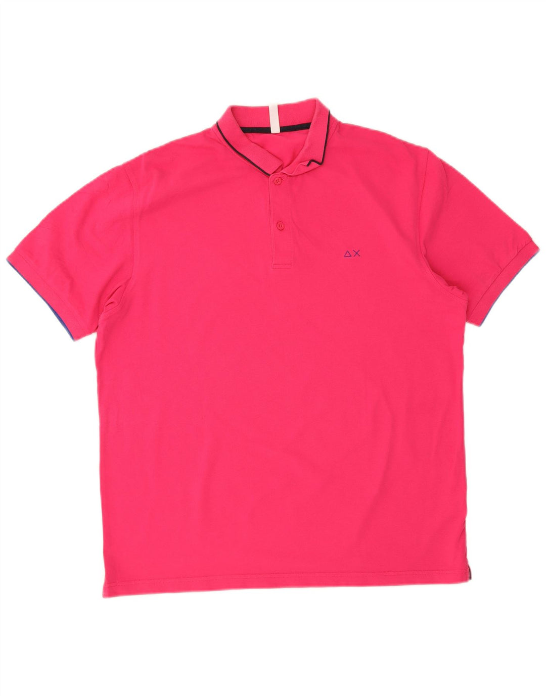 Sun68 Herren Poloshirt 2XL Rosa Baumwolle