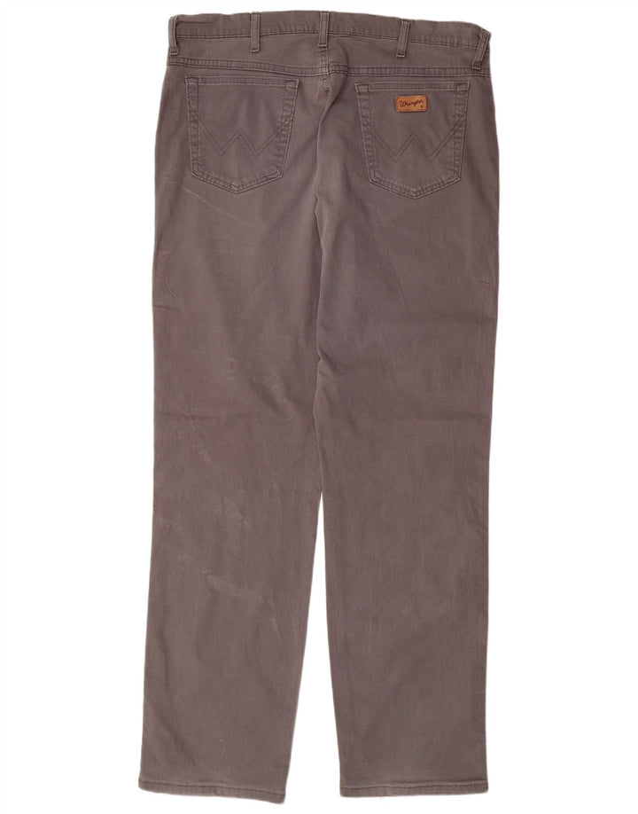 WRANGLER Gerade Freizeithose für Herren, W38, L34, graue Baumwolle