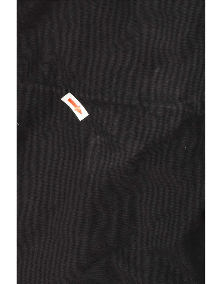 Billabong Damen-Parkajacke mit Kapuze, UK 14, mittlere schwarze Baumwolle