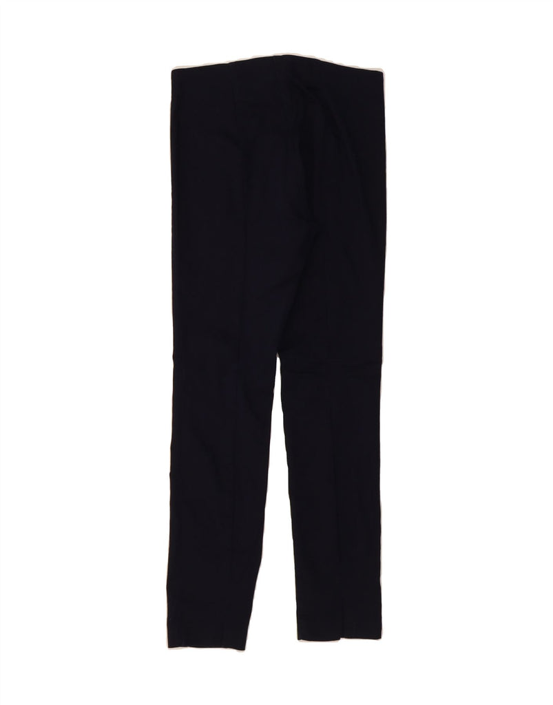 H&M Womens Straight Casual Trousers EU 38 Medium W28 L28 Navy Blue Cotton Vintage H&M and Second-Hand H&M from Messina Hembry 
