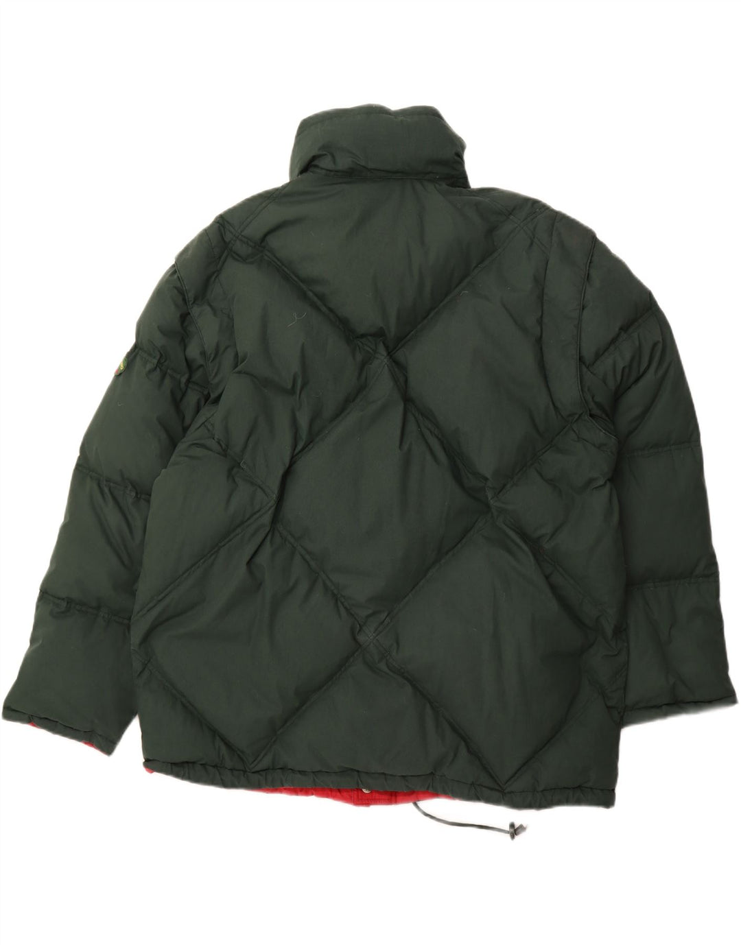 DIADORA Damen Loose Fit Reversible Wattierte Jacke UK 16 Large Rot