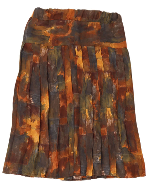 Vintage Damen Faltenrock Medium W30 Mehrfarbig Tie Dye