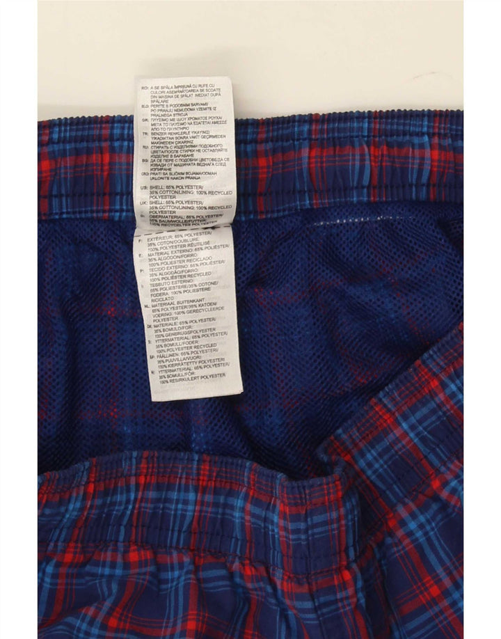 Adidas Herren Sport Shorts Medium Marineblau Karo Polyester