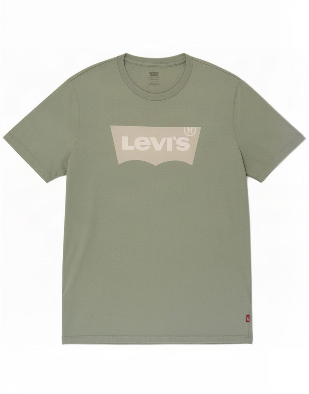 Levi's Herren-T-Shirt mit Standard-Passform aus mittelgrüner Baumwolle