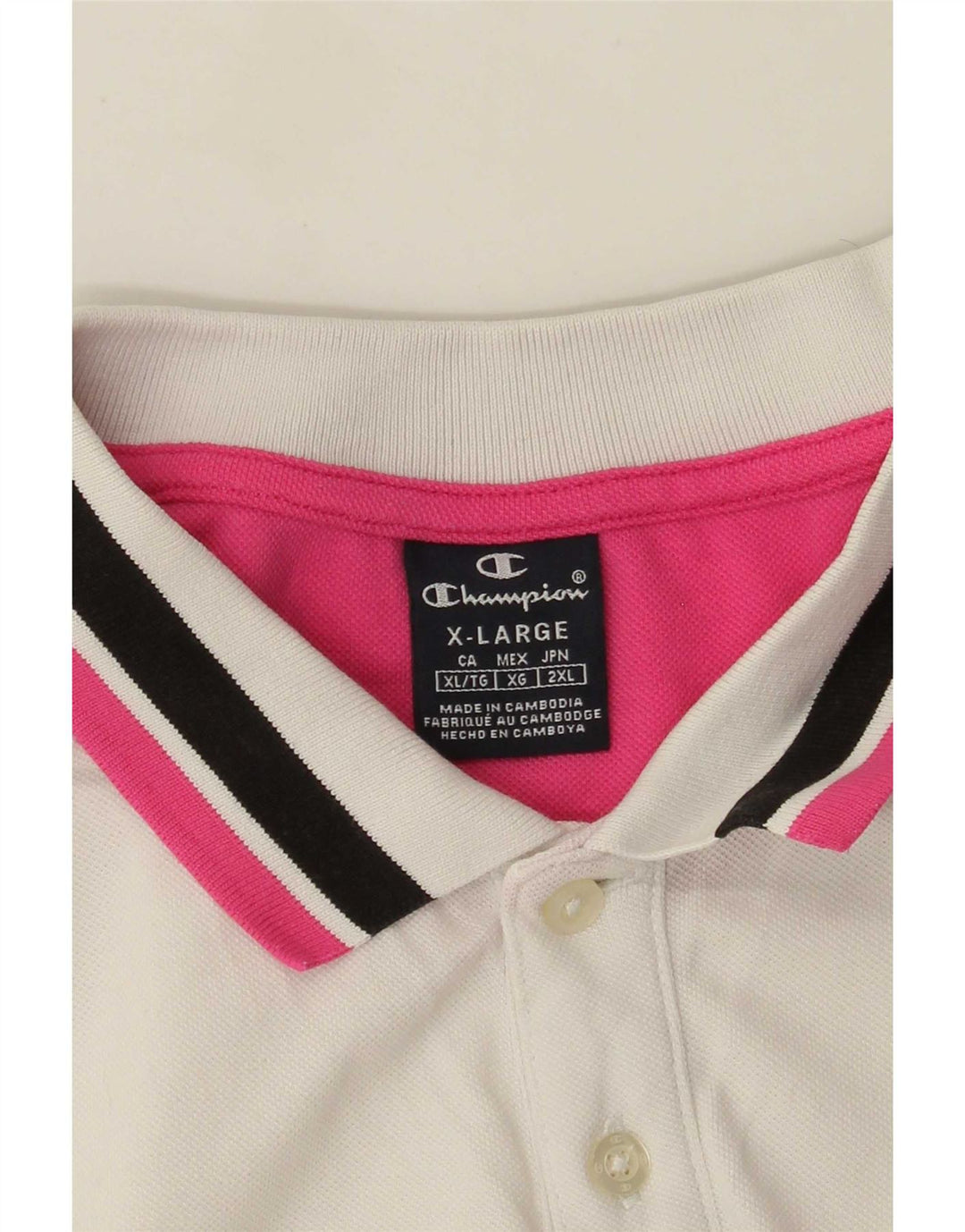 Champion Damen Poloshirt UK 18 XL Weiß