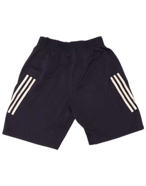 Adidas Sportshorts für Jungen, 7–8 Jahre, Marineblau, Polyester