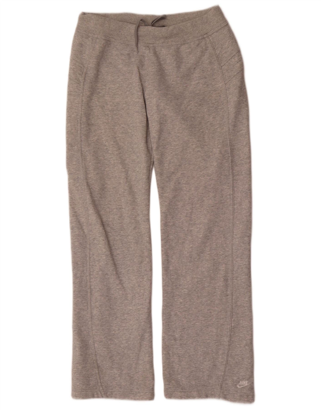 Nike Damen-Trainingshose, US 8/10, mittelgrau gefleckte Baumwolle