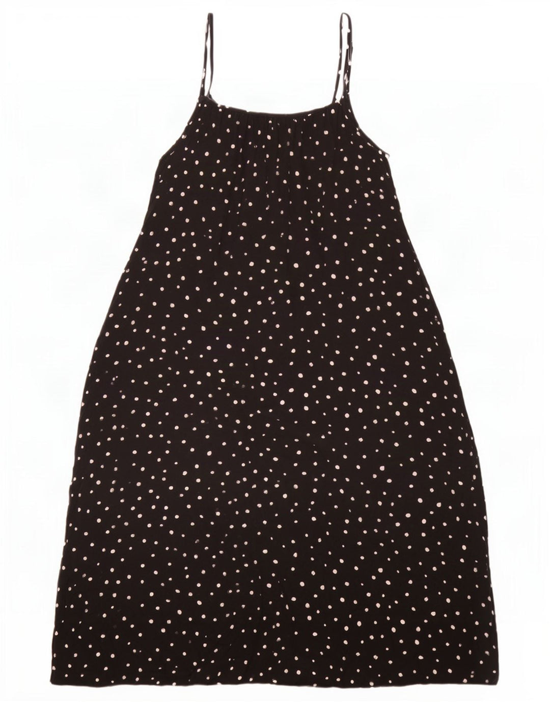 Marks & Spencer Damen-Sommerkleid, Gr. 44, groß, schwarz gefleckte Viskose