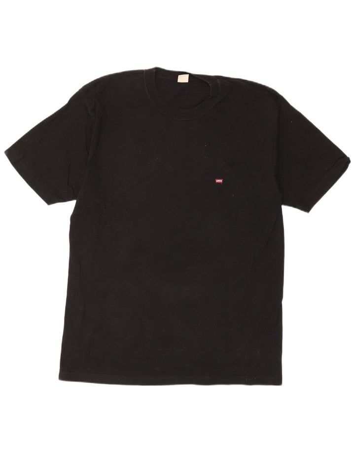 LEVI'S Herren T-Shirt Top Large Schwarz Baumwolle