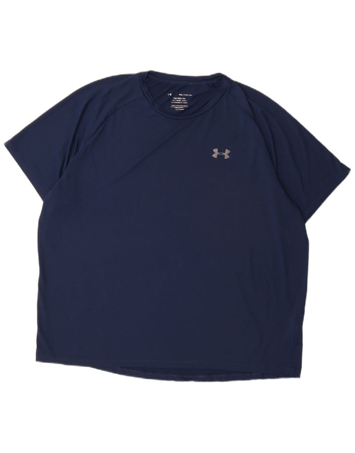 Under Armour Herren T-Shirt Top 2XL Marineblau Polyester